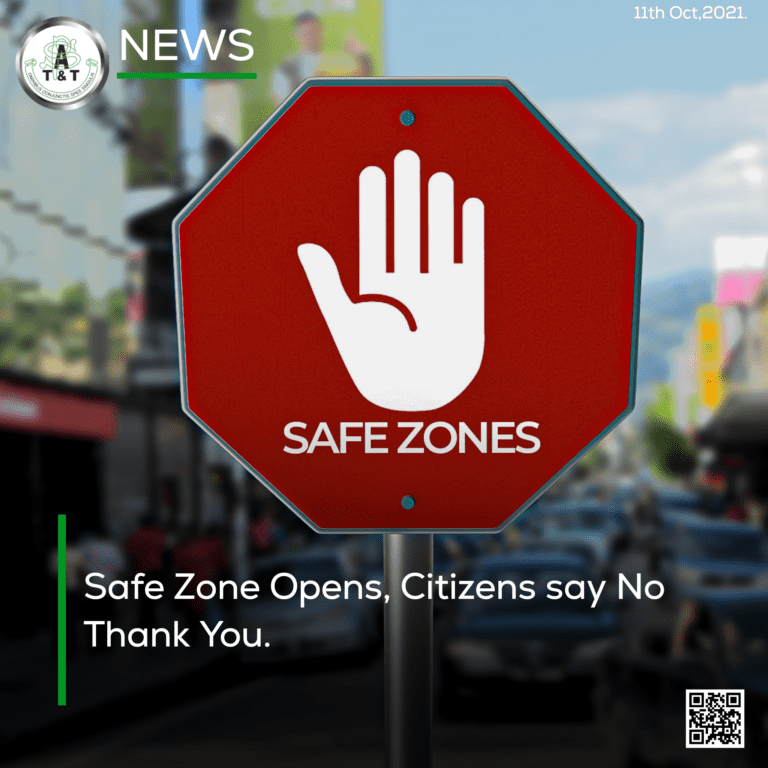 Safe Zone Opens, Citizens say No Thank You. - Public Services Association